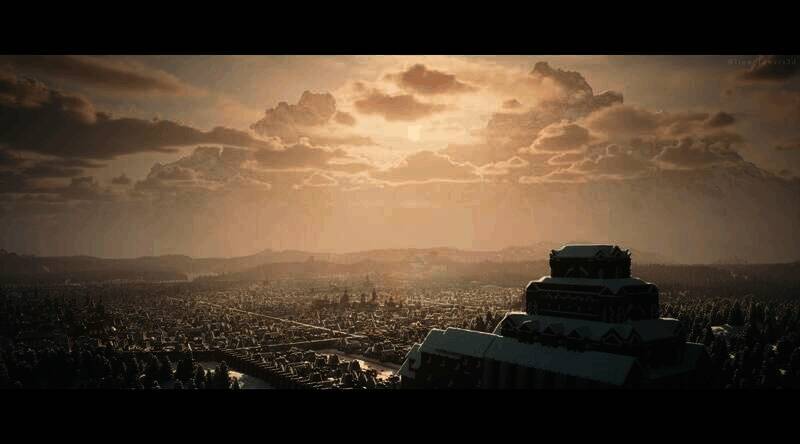 虚幻引擎 5.4 中《上古卷轴 5：天际》风舵城画面