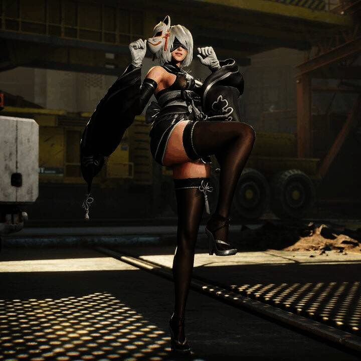 《星刃》与《尼尔:机械纪元》联动相关场景