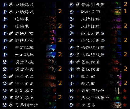 荒野之神抱龙王任务猎卡组图片