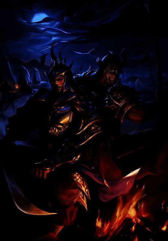 《三国杀OL》界颜良文丑武将形象