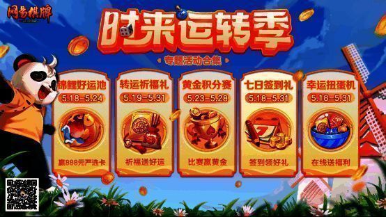 《网易棋牌》时来运转季活动宣传图1