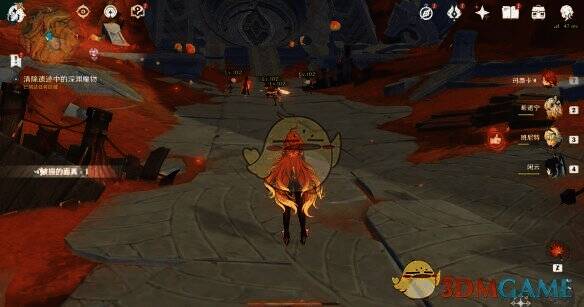 清理遗迹内敌人界面