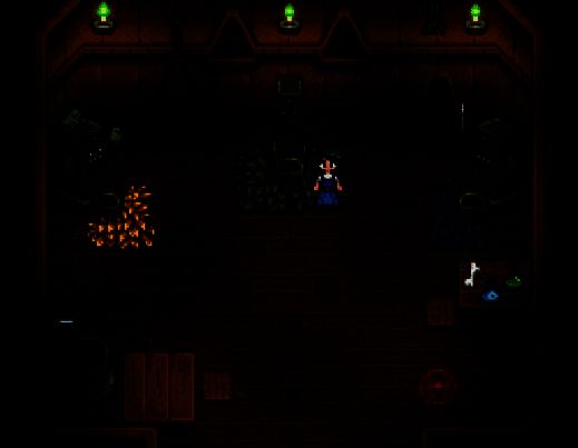 星露谷物语祝尼魔小屋操作画面