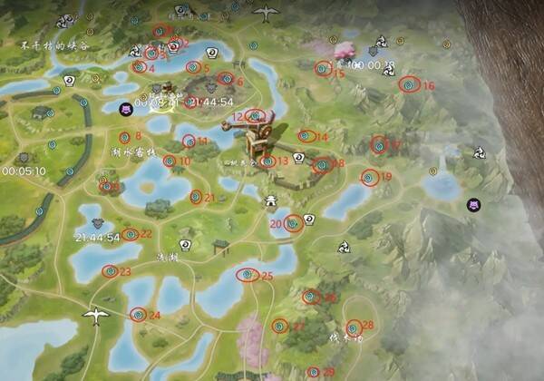 明道鸟浅湖(上)记忆之灵分布区域配图