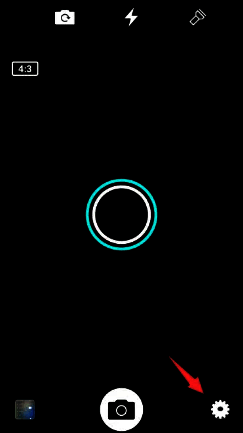 元道经纬相机点击设置图标界面图