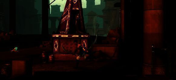 往左边行进的场景图