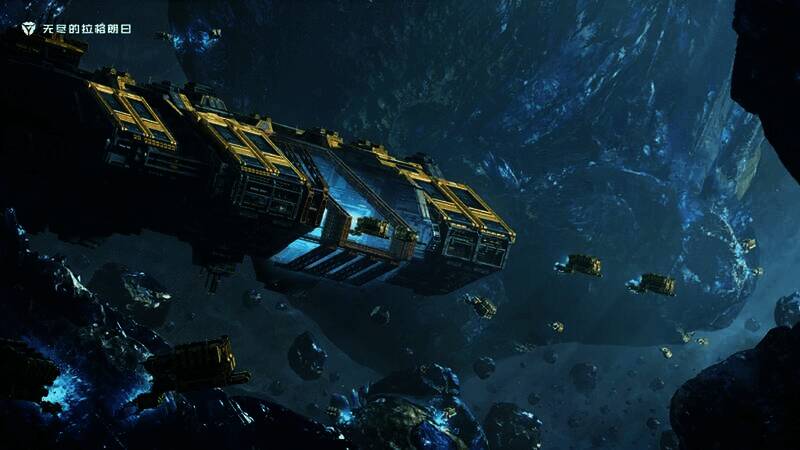 富含特洛伊晶体矿的星系图片