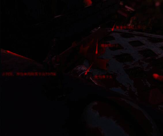 有尘螨和黑蚂蚁的桌子场景2