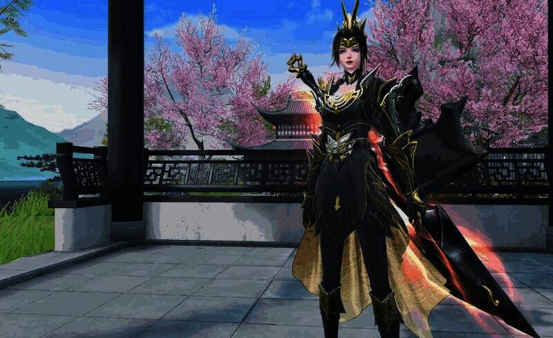 天机师姐身着玄甲的形象图