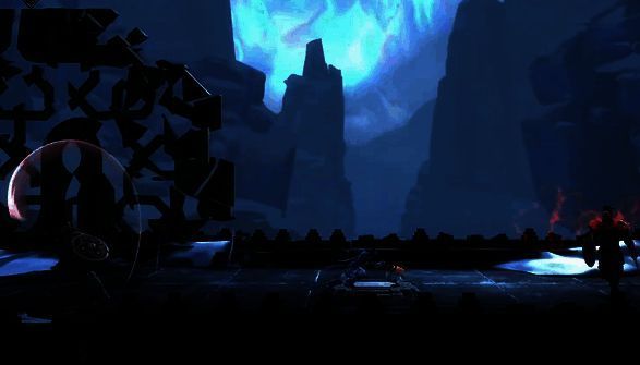 左右两边出现敌人的画面