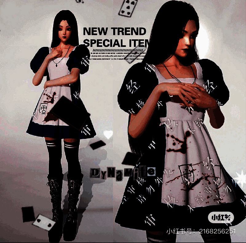 玩家还原爱丽丝穿搭图片