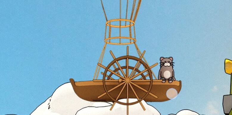 空中城飞艇图片