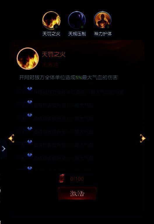 玩法专属技能界面图1