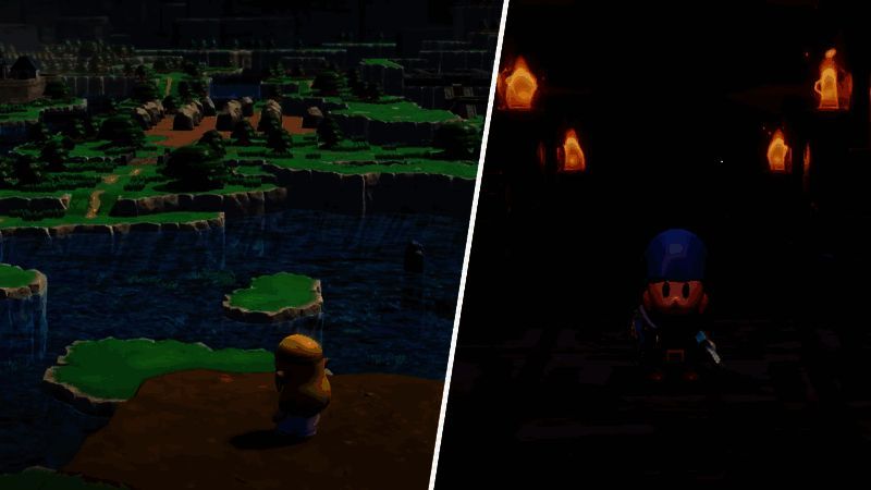 《塞尔达传说：智慧的再现》相关画面