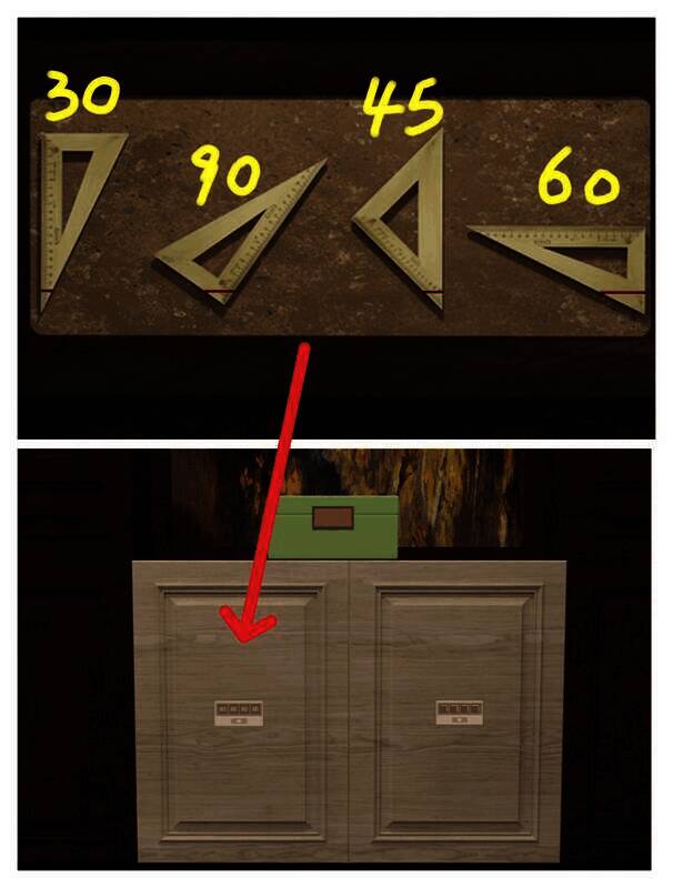根据三角尺角度打开柜子得托盘
