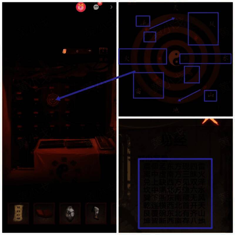 药材柜子上的八卦阵