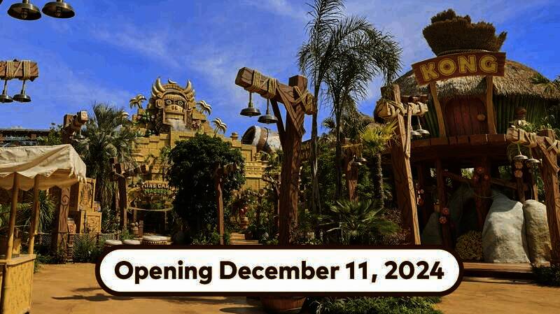 日本环球影城超级任天堂世界大金刚区域相关场景