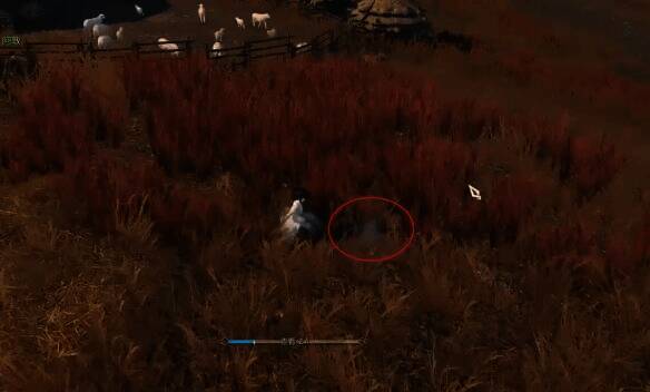 寻找线索的草丛场景图