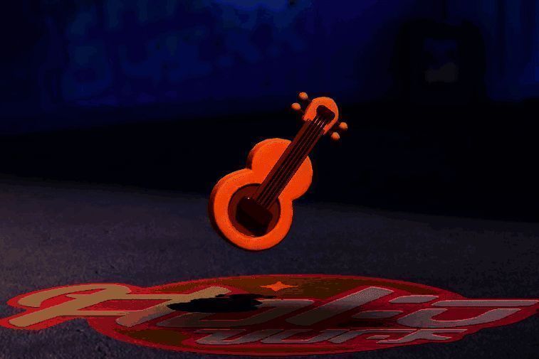 海滩尤克里里配饰图