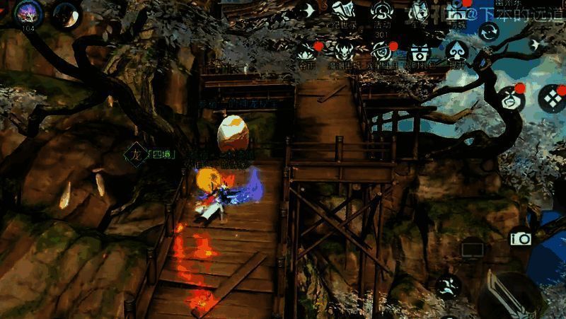 寒山寺小平台处的神龙秘宝位置图