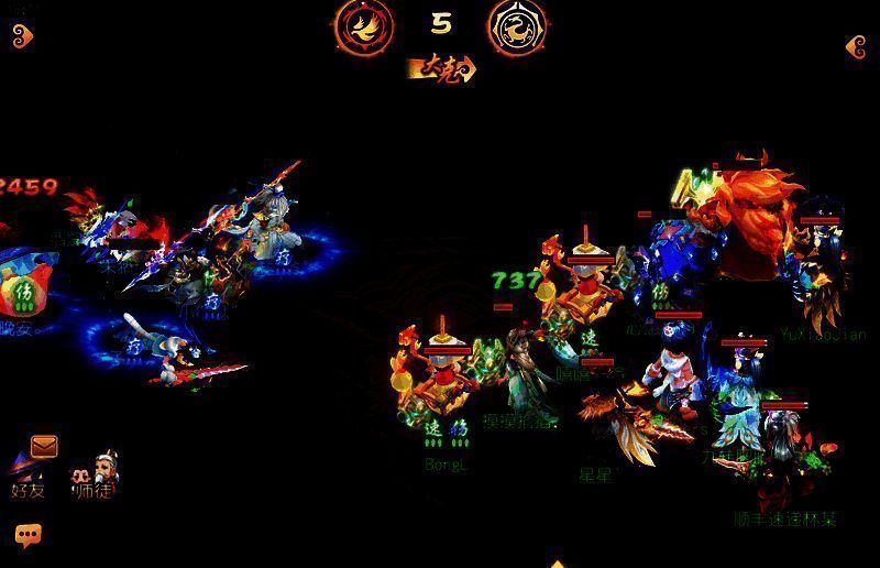 时空之隙对战心意相通比赛画面