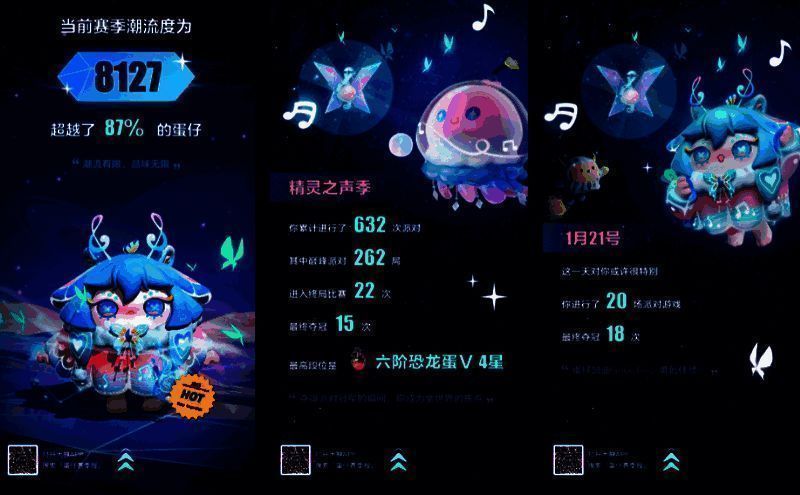 精灵之声赛季总结界面图