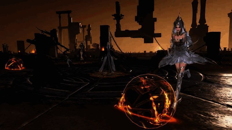 《天谕》手游悬空城神秘场景