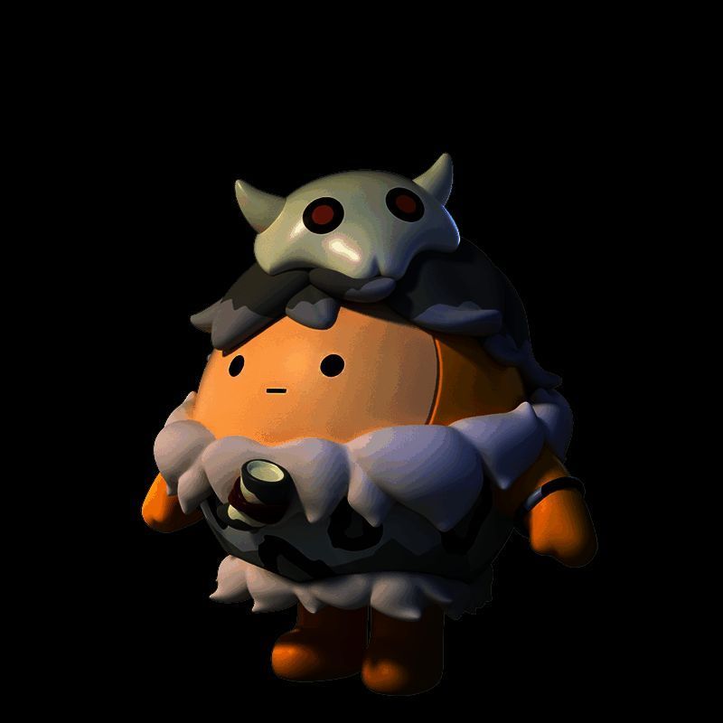 《蛋仔派对》勇闯龙蛋岛原始蛋族长形象图