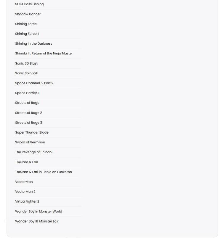 世嘉经典游戏相关图片5