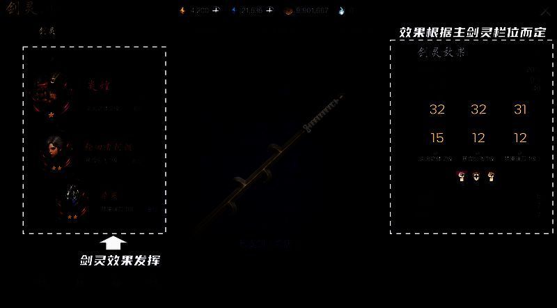 剑灵能力值展示图片