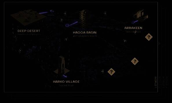 《沙丘:觉醒》全陆地图相关图片