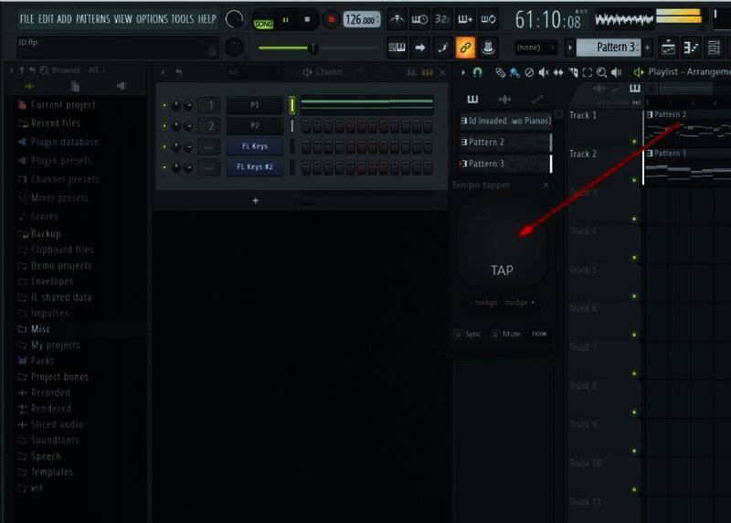 点击Tap器窗口的操作界面图