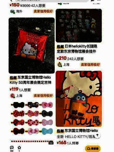 凯蒂猫周边纪念品展示图片