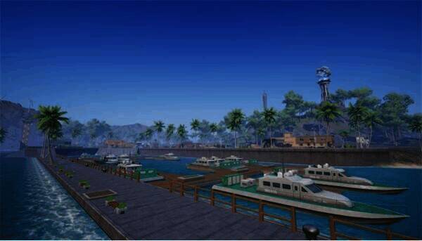 假日码头场景图