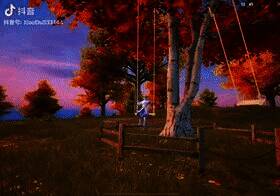 大家都在玩的浪漫秋千场景图