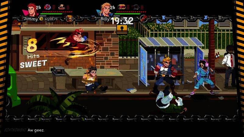 《热血硬派国夫君外传热血少女2》双截龙DLC游戏截图2