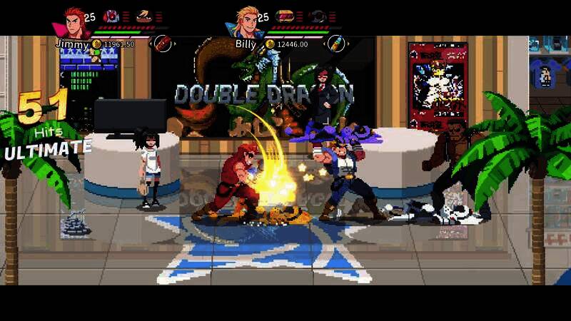 《热血硬派国夫君外传热血少女2》双截龙DLC游戏截图9