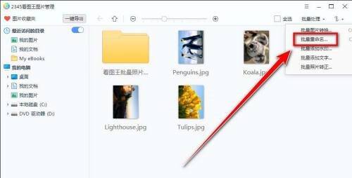 2345看图王批量重命名选项界面图