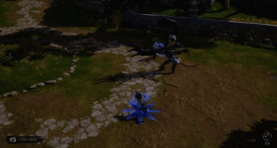 《剑灵2》霞玲第一段危险技能动画