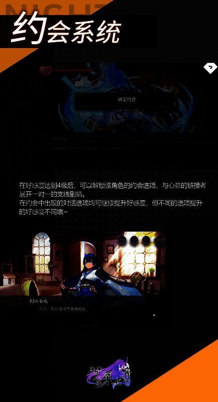 《梦的第七章》约会界面配图