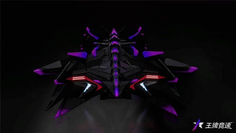 烛龙赛车车尾效果图