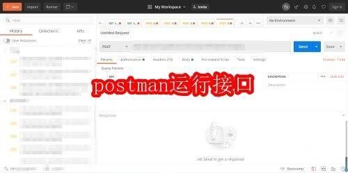 Postman软件界面示例图