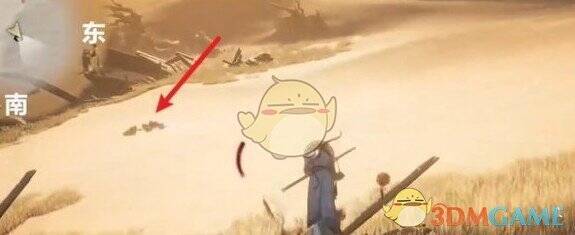 东南方向坡上的蹊跷画面