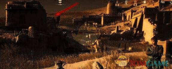 西南方向箭头与房子的画面