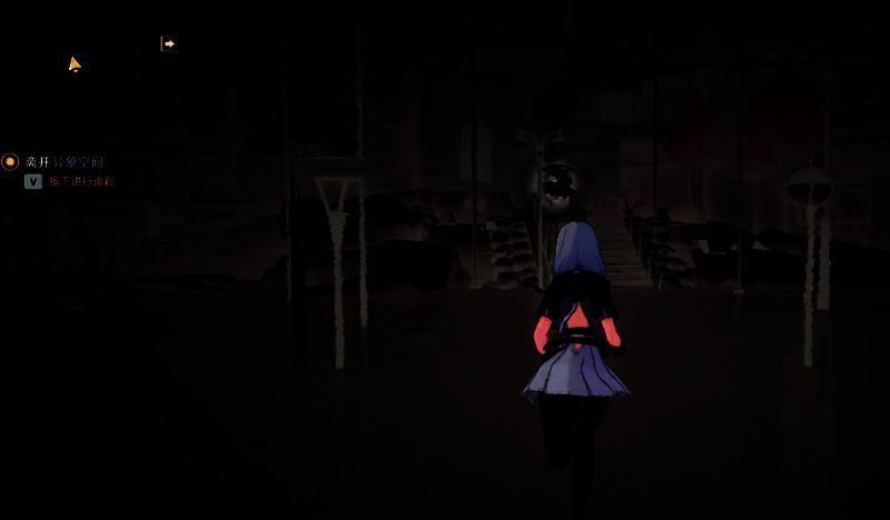 异象空间内彩色墙壁的画面