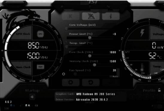 微星小飞机OSD页面设置示例