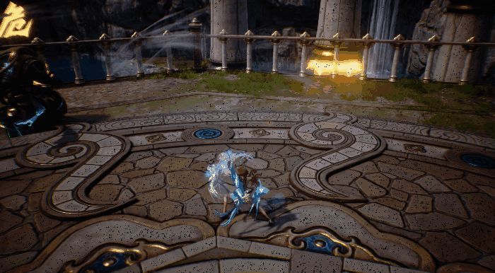 《剑灵2》风神冲击技能动态画面