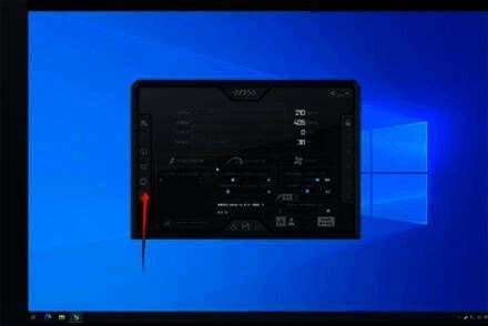 微星小飞机主屏幕设置图标