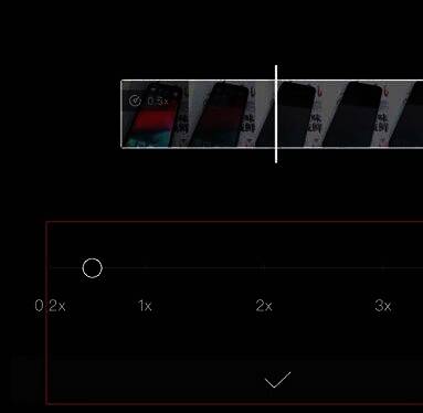 剪映变速选择播放速度界面