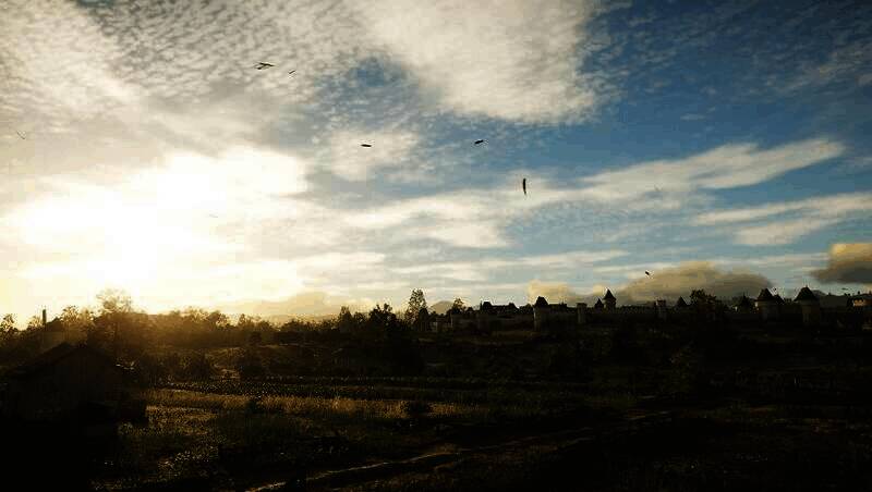 《红色沙漠》游戏中的城市场景